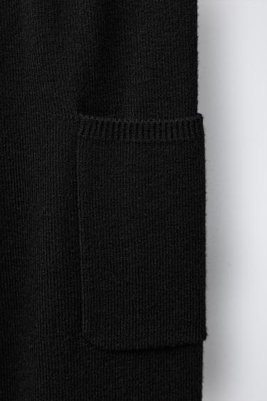 KNITTED CARGO TROUSERS - Black by Zara - Image 3