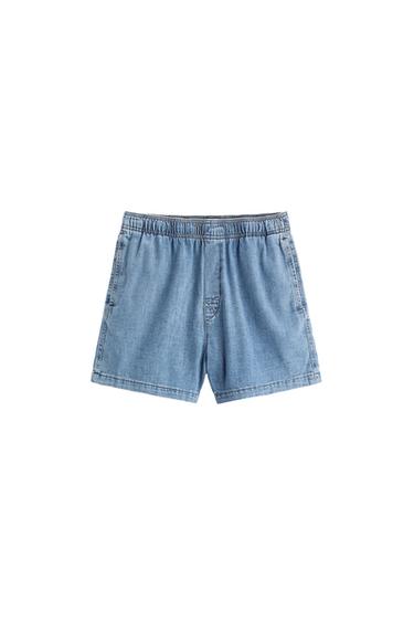 CROPPED FLOWING BERMUDA SHORTS