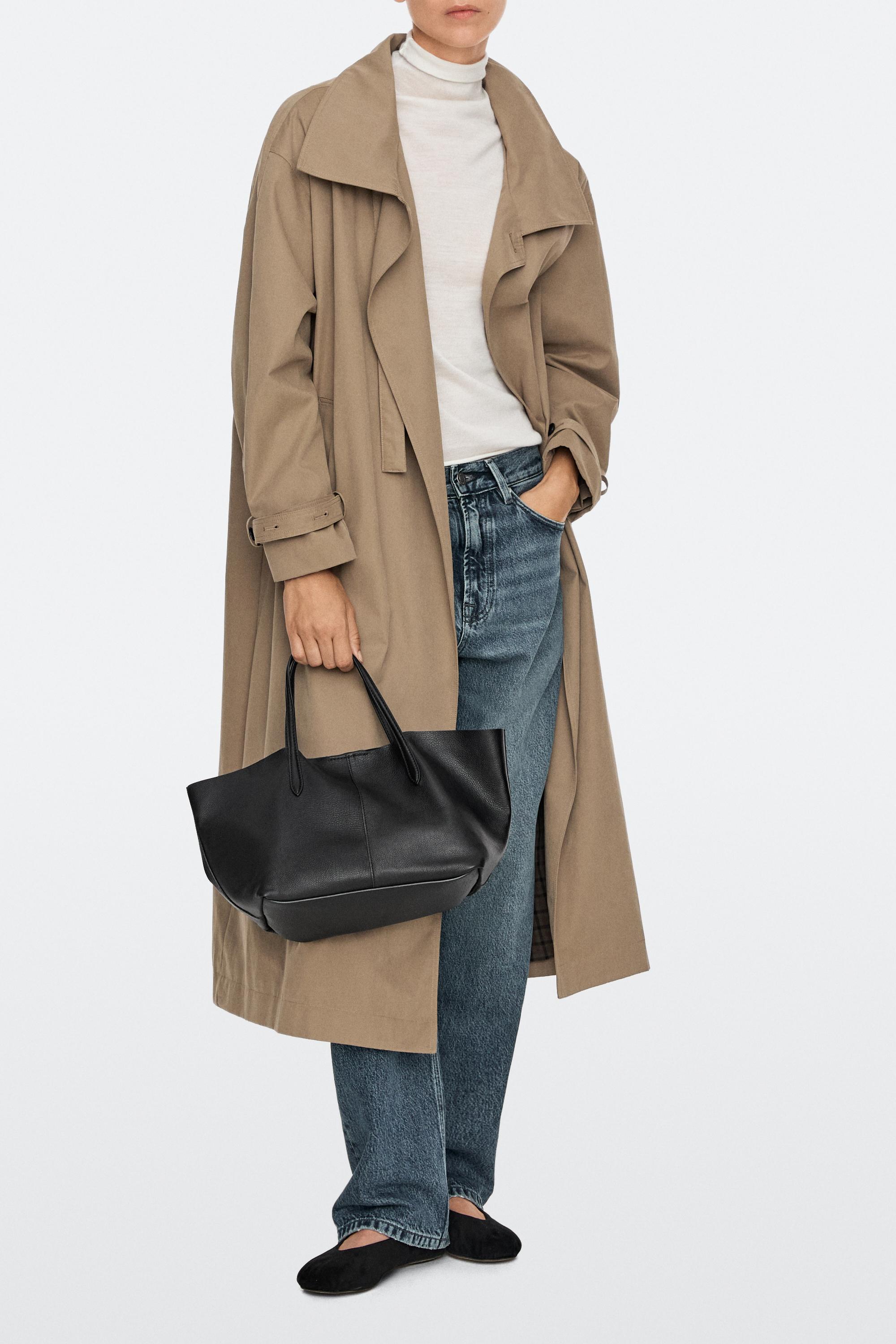 Medium nappa leather tote bag