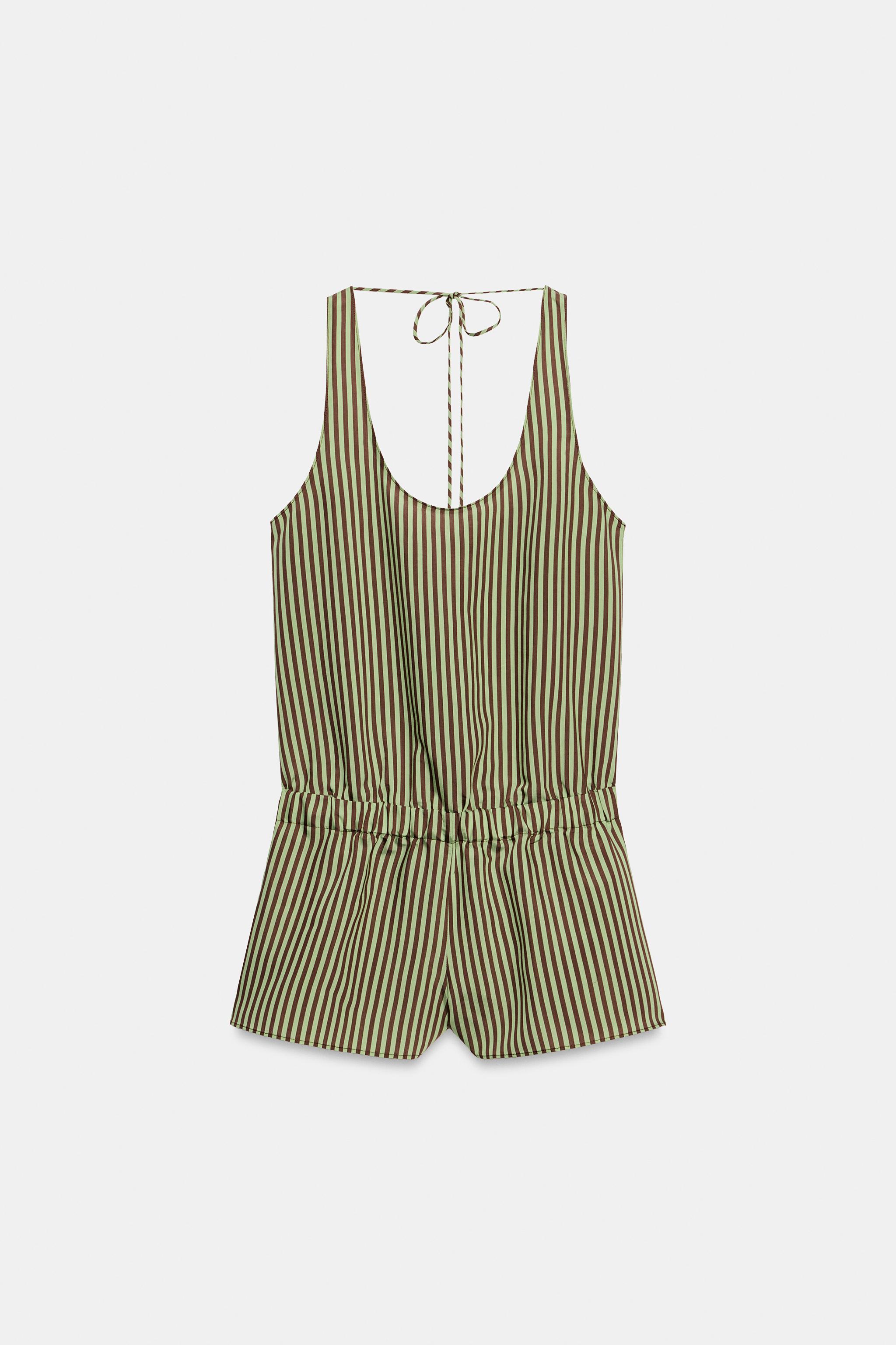 COMBI-SHORT À RAYURES