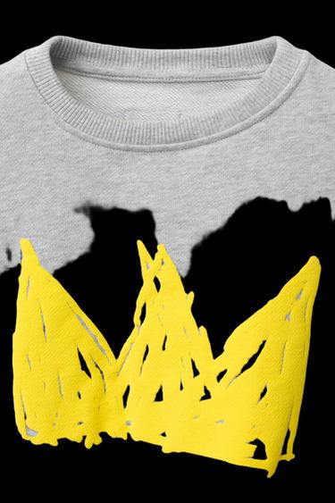 Zara BASQUIAT® SWEATSHIRT - Gray marl