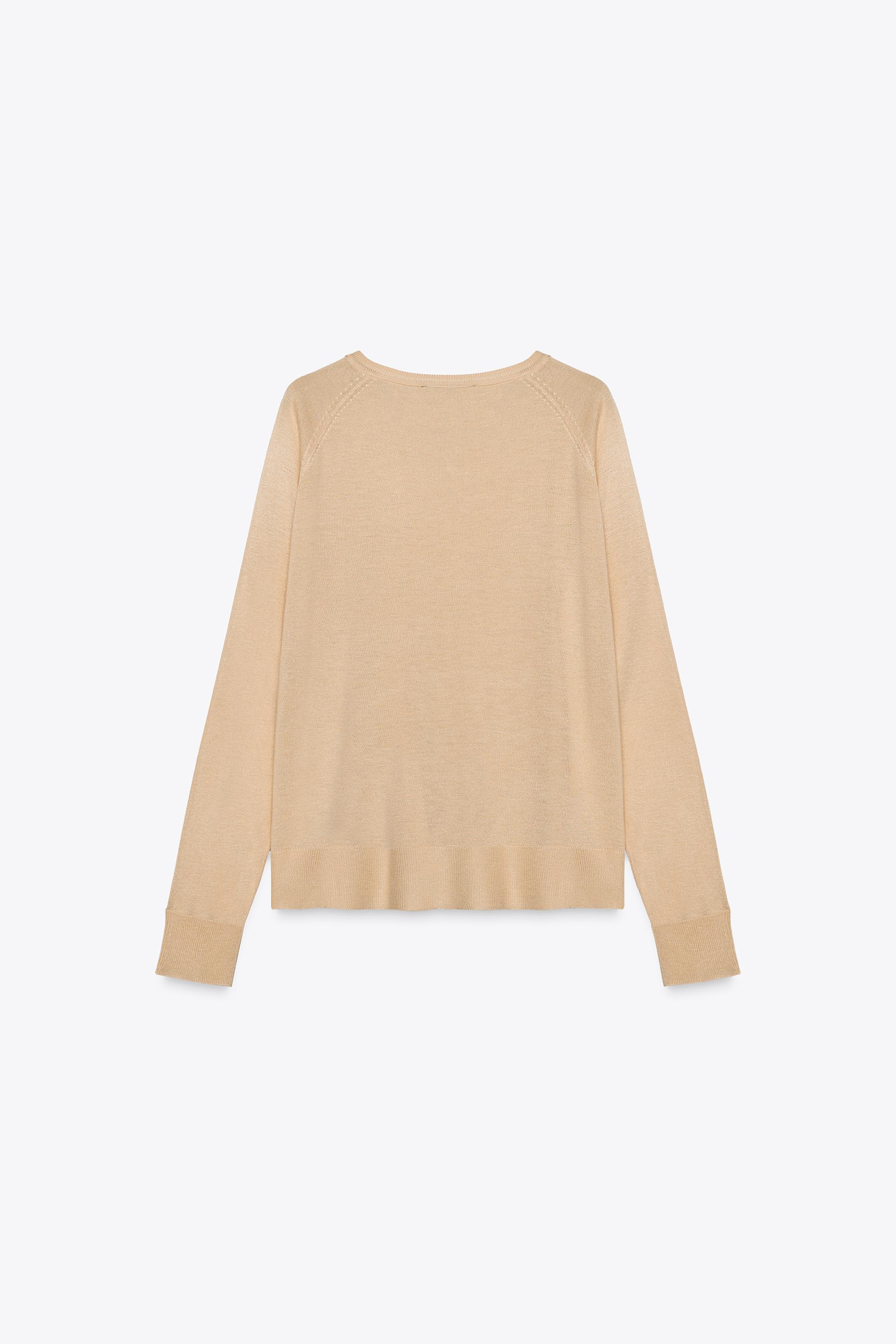 薄手ニットセーター - ブラック | ZARA Japan / 日本