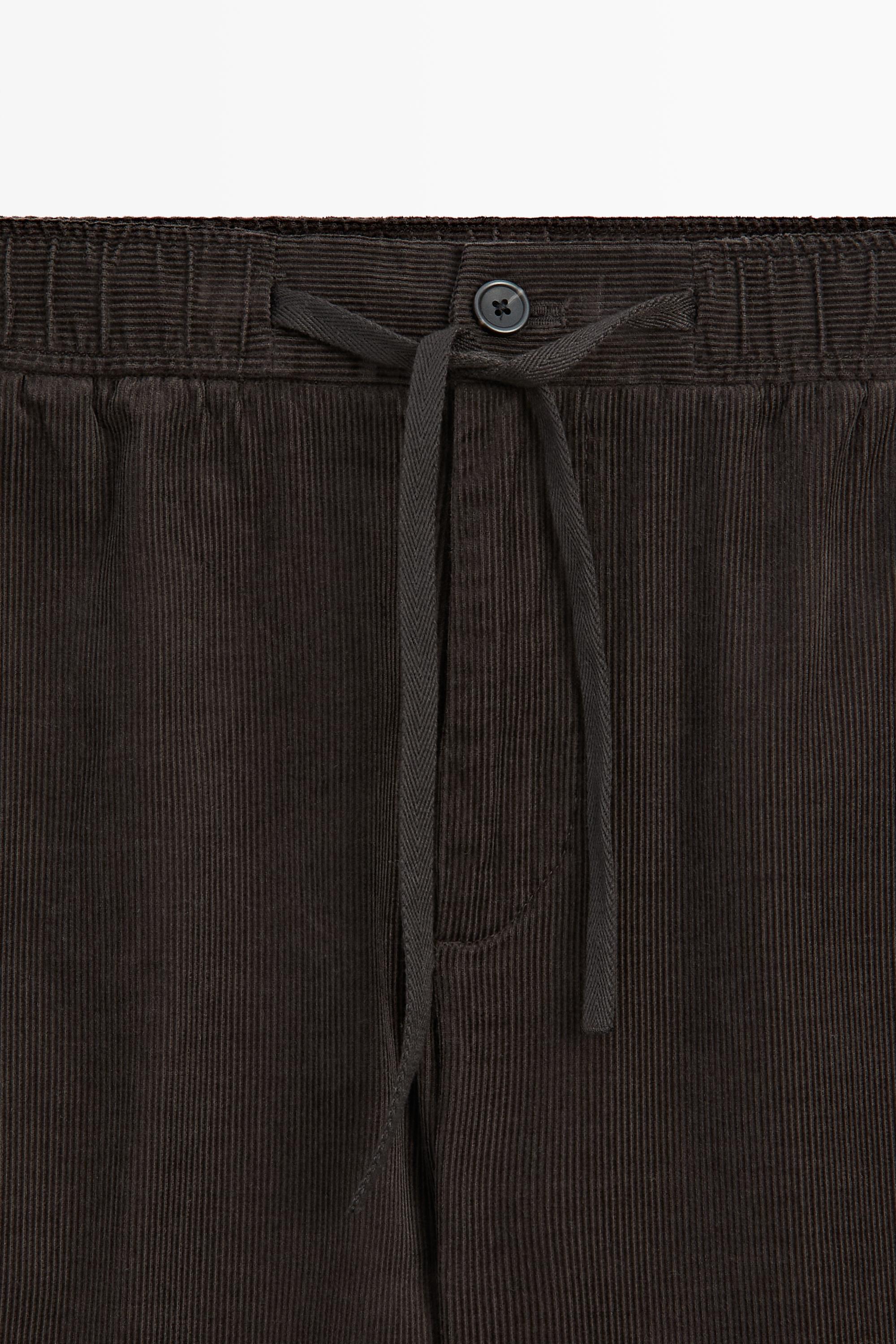 Pantalon de jogging en velours côtelé