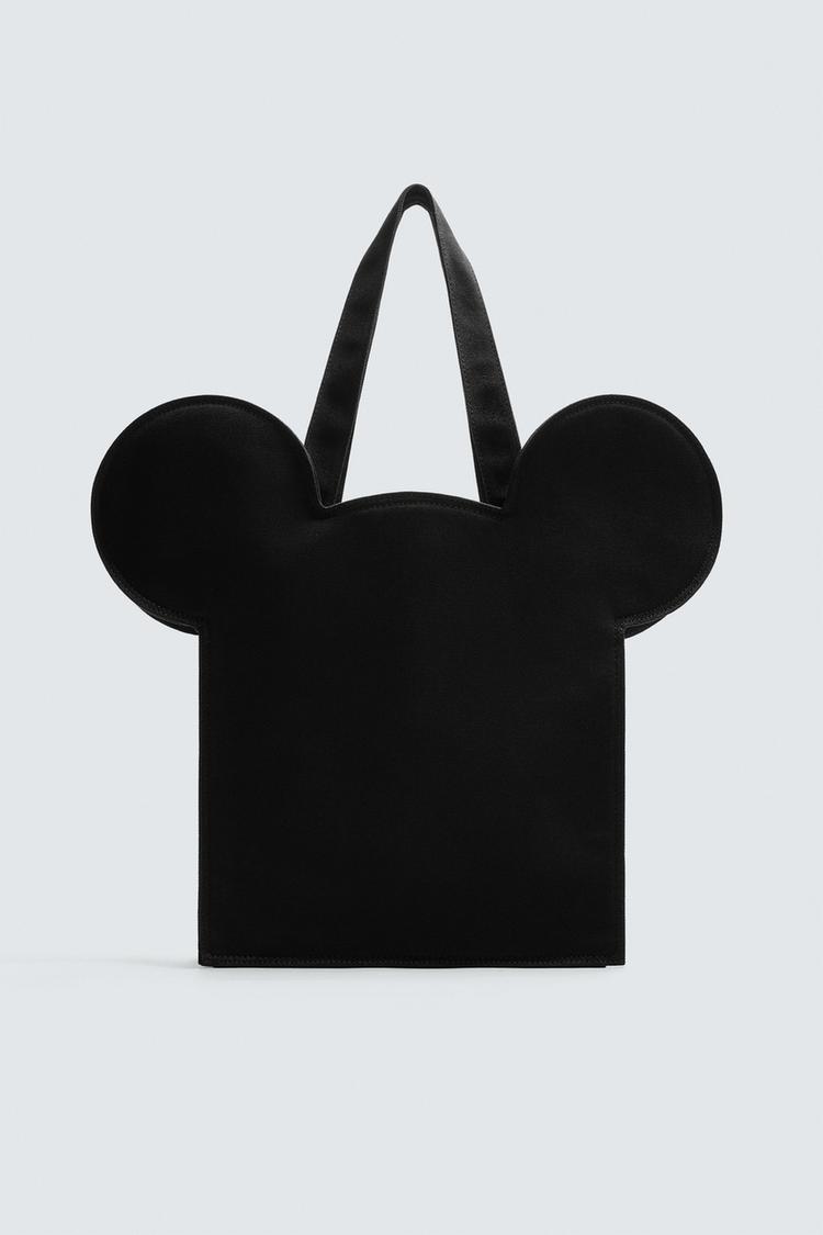 FABRIC SHOPPER BAG HARRY LAMBERT FOR ZARA X DISNEY Black ZARA