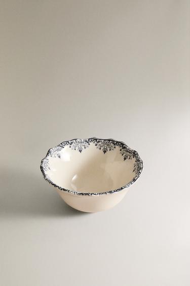 MINI DESSERT BOWL WITH PLACEMENT DESIGN - Blue / Grey by Zara - Image 1