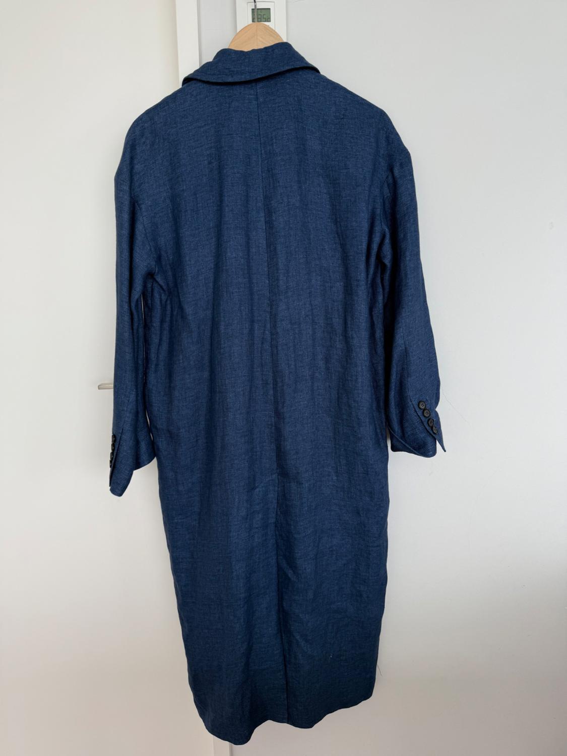 LINEN COAT WITH BUTTONS - LIMITED EDITION - Image 6