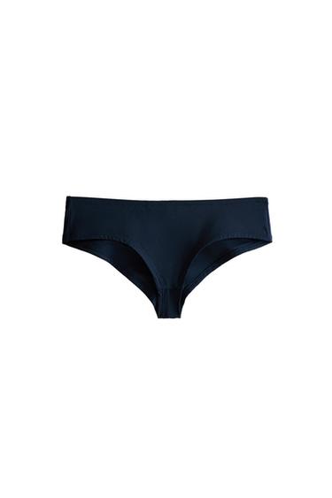 MID-RISE BEACH BIKINI BOTTOMS - Blue by Zara