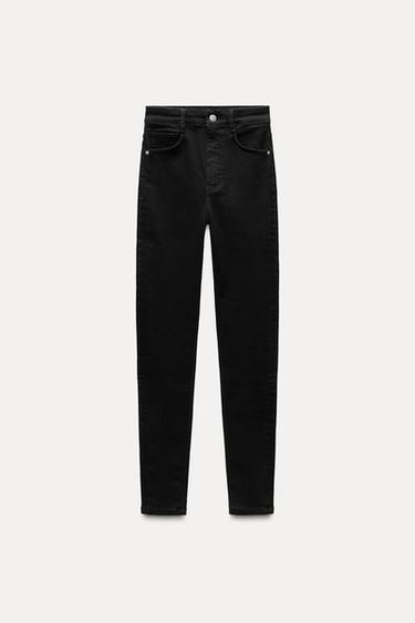 TRF SCULPT HIGH-WAIST JEANS - Black by Zara