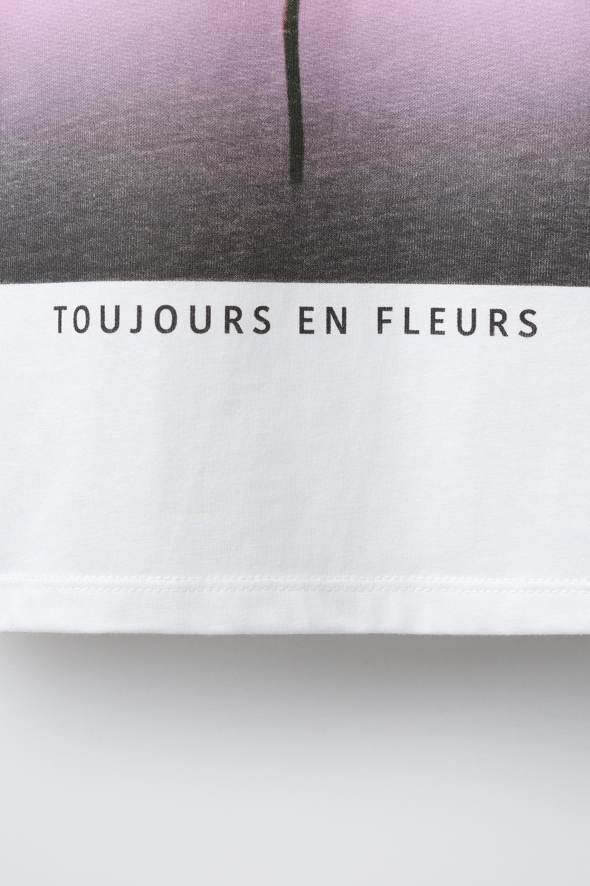 T-SHIRT PHOTO FLEUR