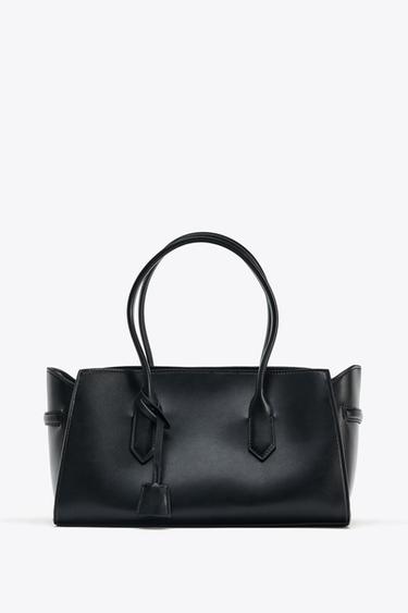 ELONGATED TOTE BAG - Black by Zara