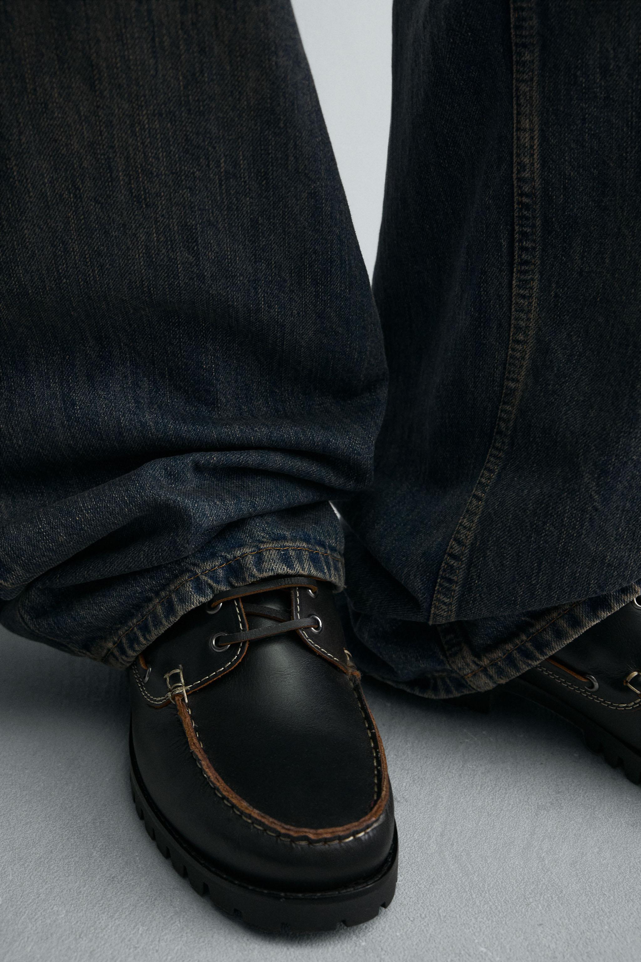 CHAUSSURES BATEAU EN CUIR