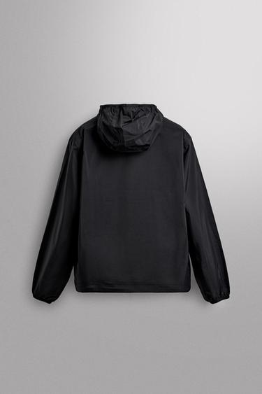 WINDBREAKER ANORAK - Black by Zara - Image 9