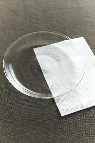 ASSIETTE À PAIN BOROSILICATE BORD - Transparent de Zara