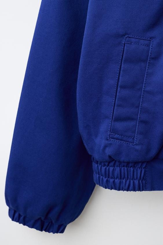 BLOUSON ÉTIQUETTE FRUIT OF THE LOOM™ - Bleu encre de Zara - Image 4