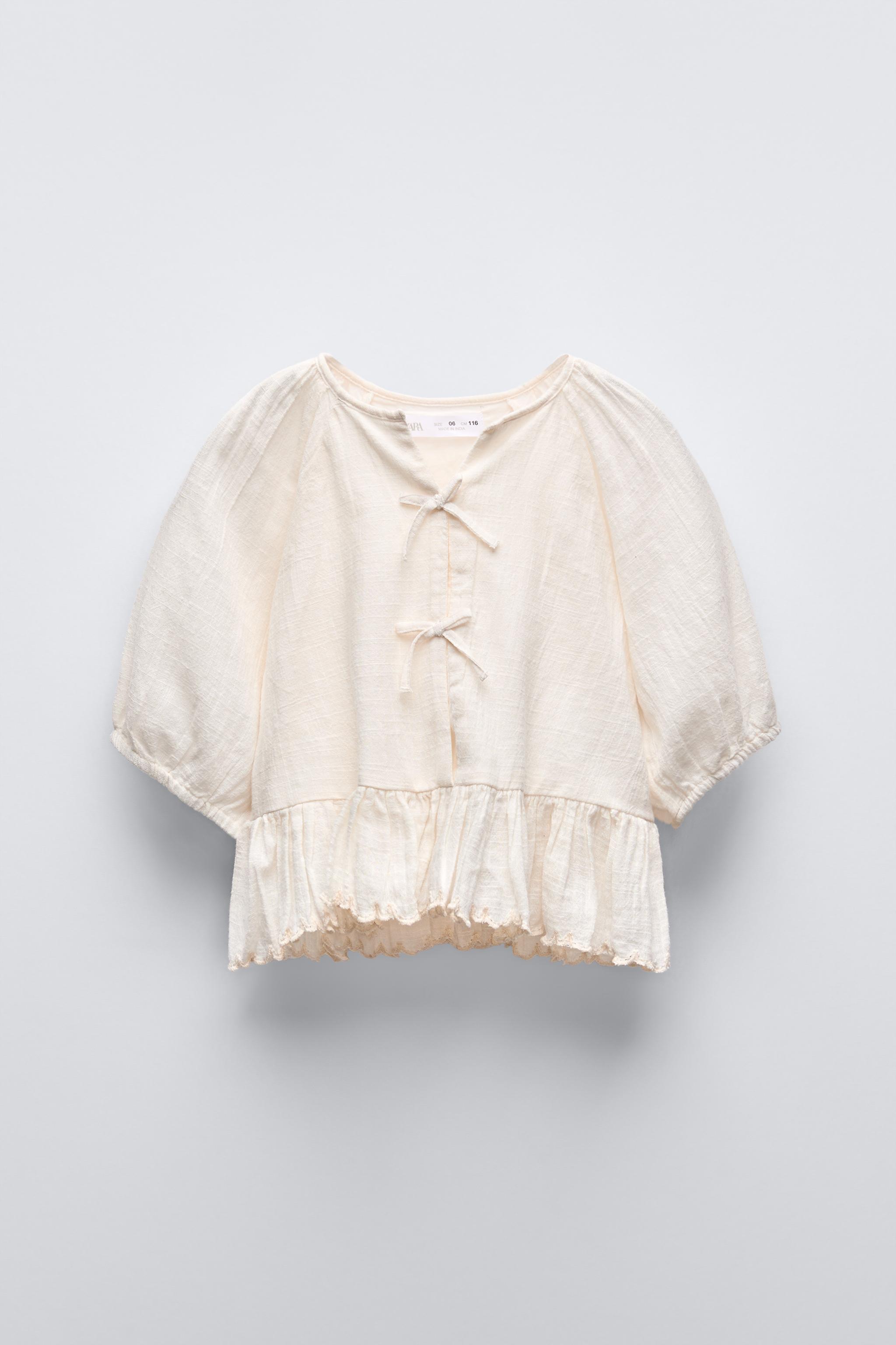 Blusas niña zara online