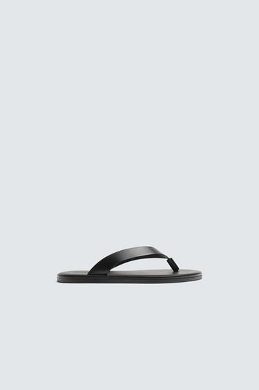 SANDALIA TIRAS - Negro de Zara