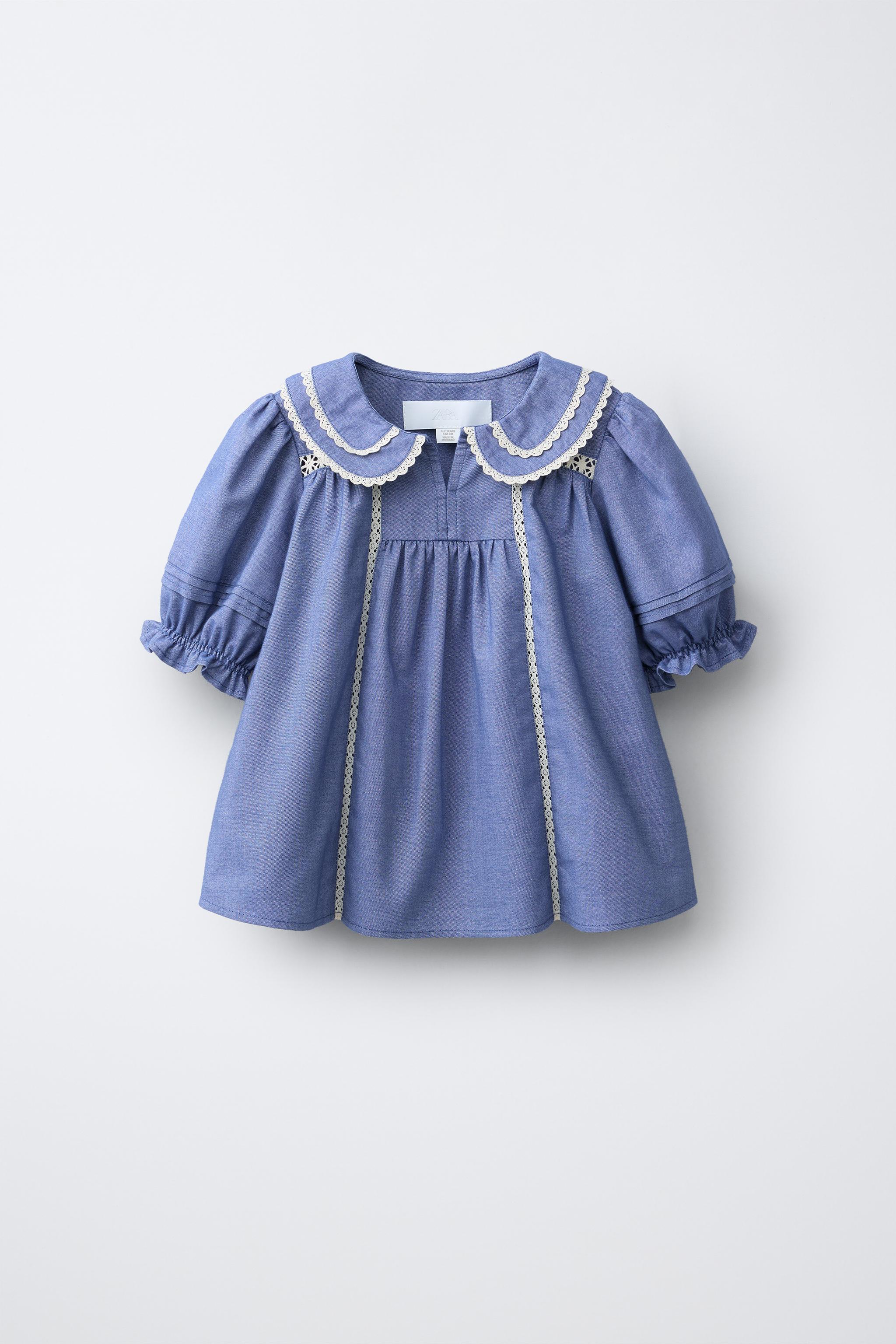 CONTRAST LACE BLOUSE
