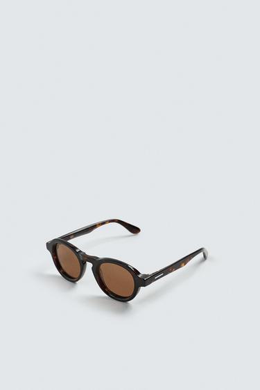 LUNETTES DE SOLEIL RONDES - Écaille de Zara - Image 3