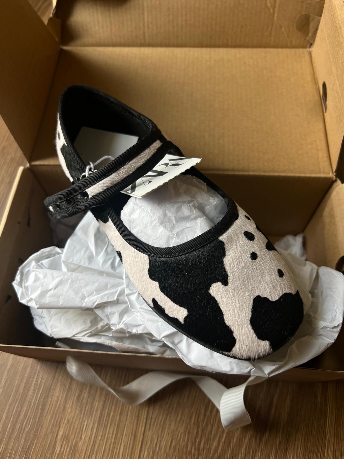 FURSKIN LEATHER BALLET FLATS LIMITED EDITION - Image 2