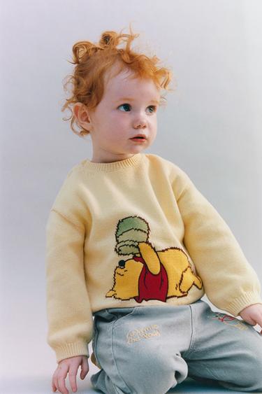 WINNIE THE POOH © DISNEY TWILL TROUSERS - Sea green by Zara