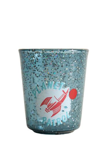 CHILDREN'S GLITTER TRITAN™ TUMBLER WITH STARS - Blue by Zara