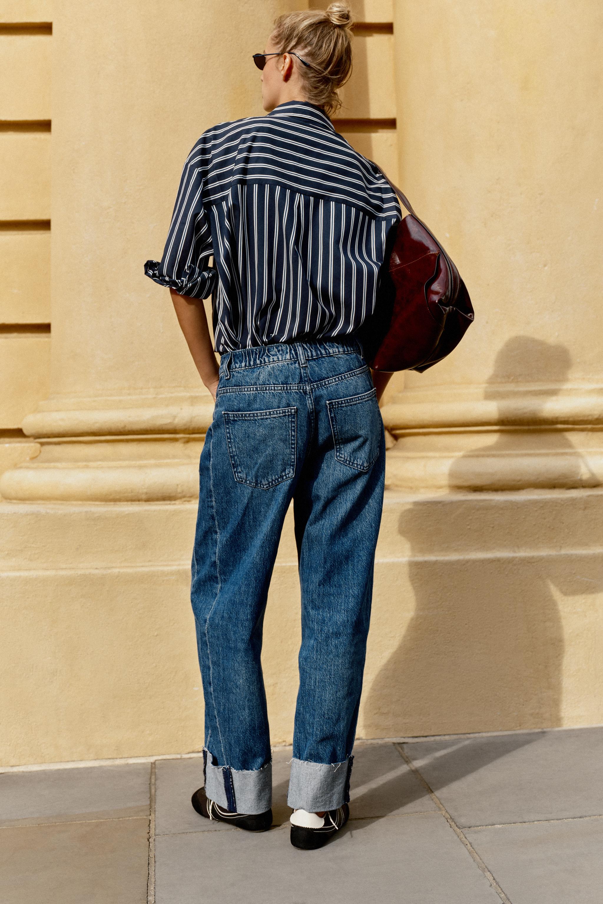 JEAN Z1975 BAGGY TAILLE NORMALE BAS À REVERS