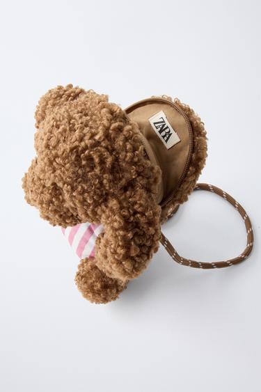 SAC PELUCHE CHIEN - Marron de Zara - Image 3