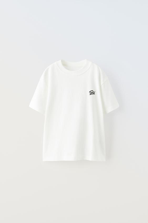 “SKTD” T-SHIRT - Oyster-white | ZARA United States