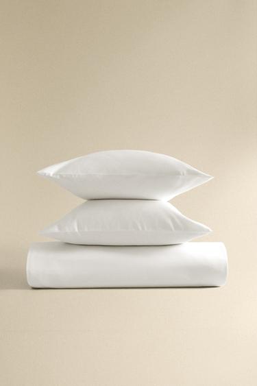 SATEEN DUVET COVER (1000 THREAD COUNT) - White by Zara - Image 5