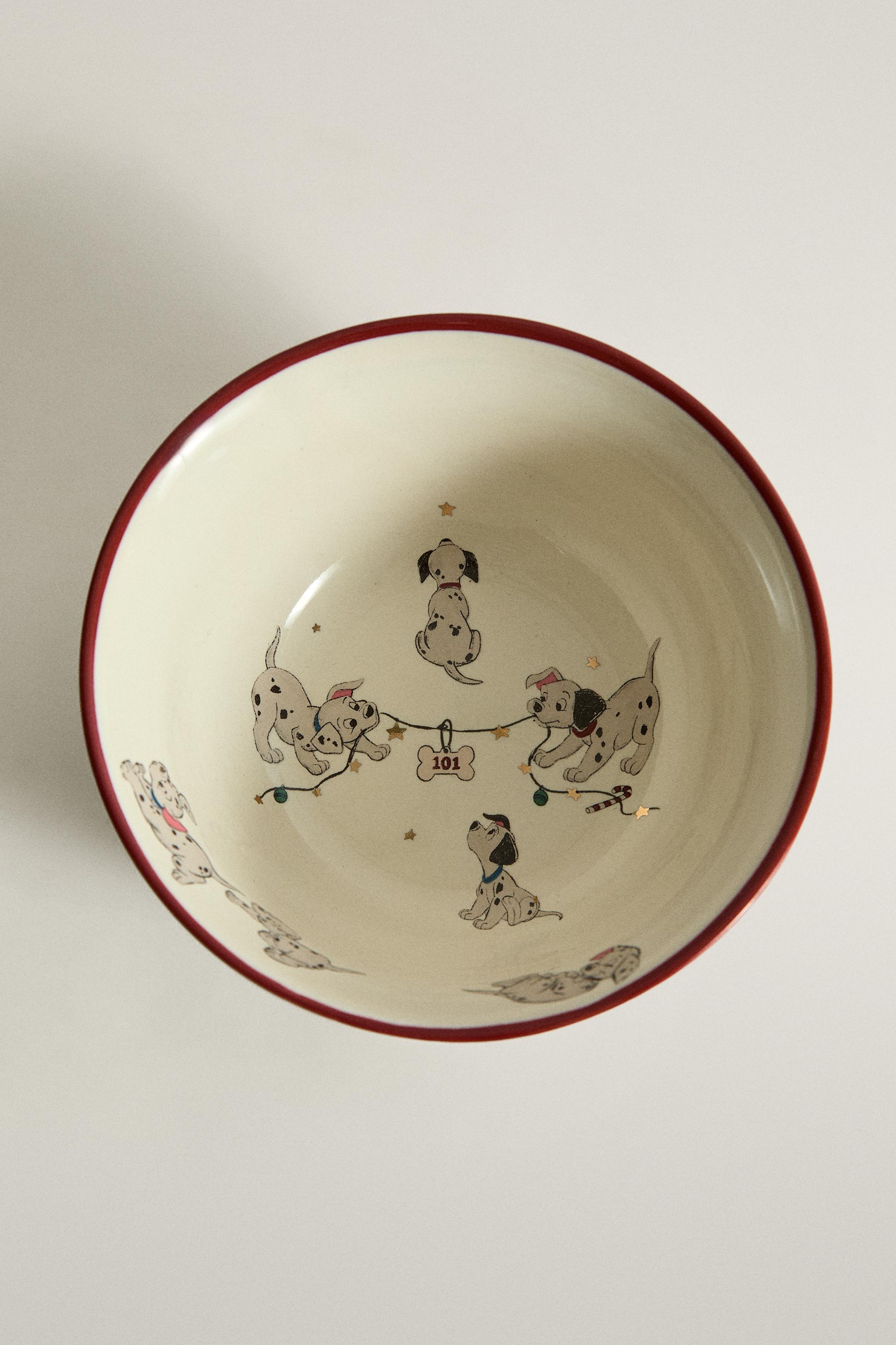 101 DALMATIANS ©DISNEY CHRISTMAS STONEWARE BOWL