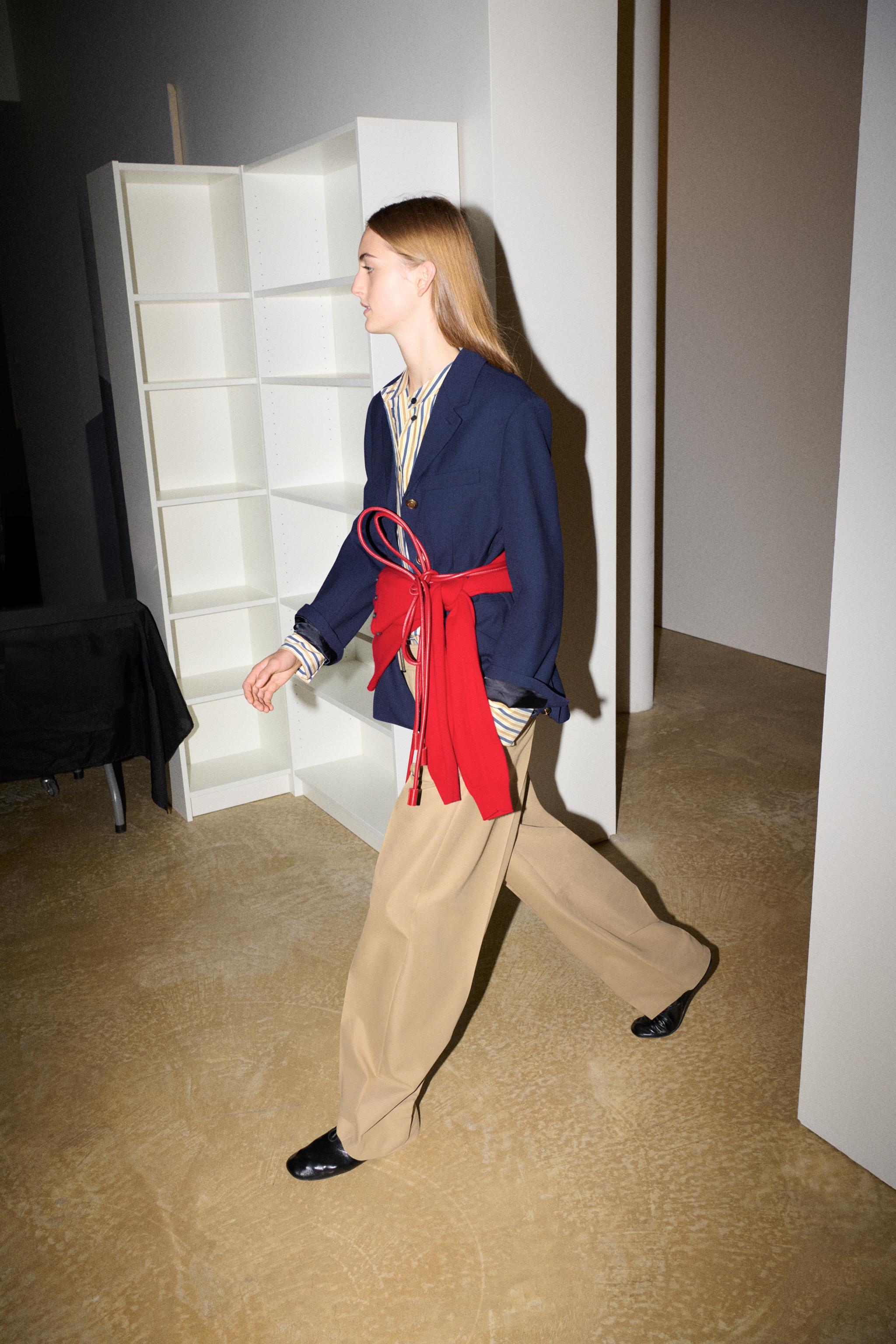 Zara ZW COLLECTION BUTTONED BLAZER — фото 3