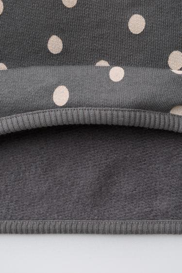 Zara PRINTED SWEATSHIRT - Mid-gray