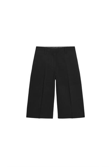 ZW COLLECTION LONG BERMUDA SHORTS - Black by Zara