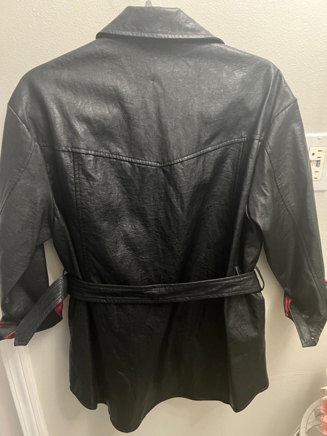 FAUX LEATHER OVERSHIRT - Image 2