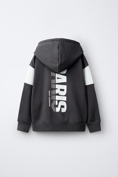 SWEAT À CAPUCHE PSG ® - Gris anthracite de Zara