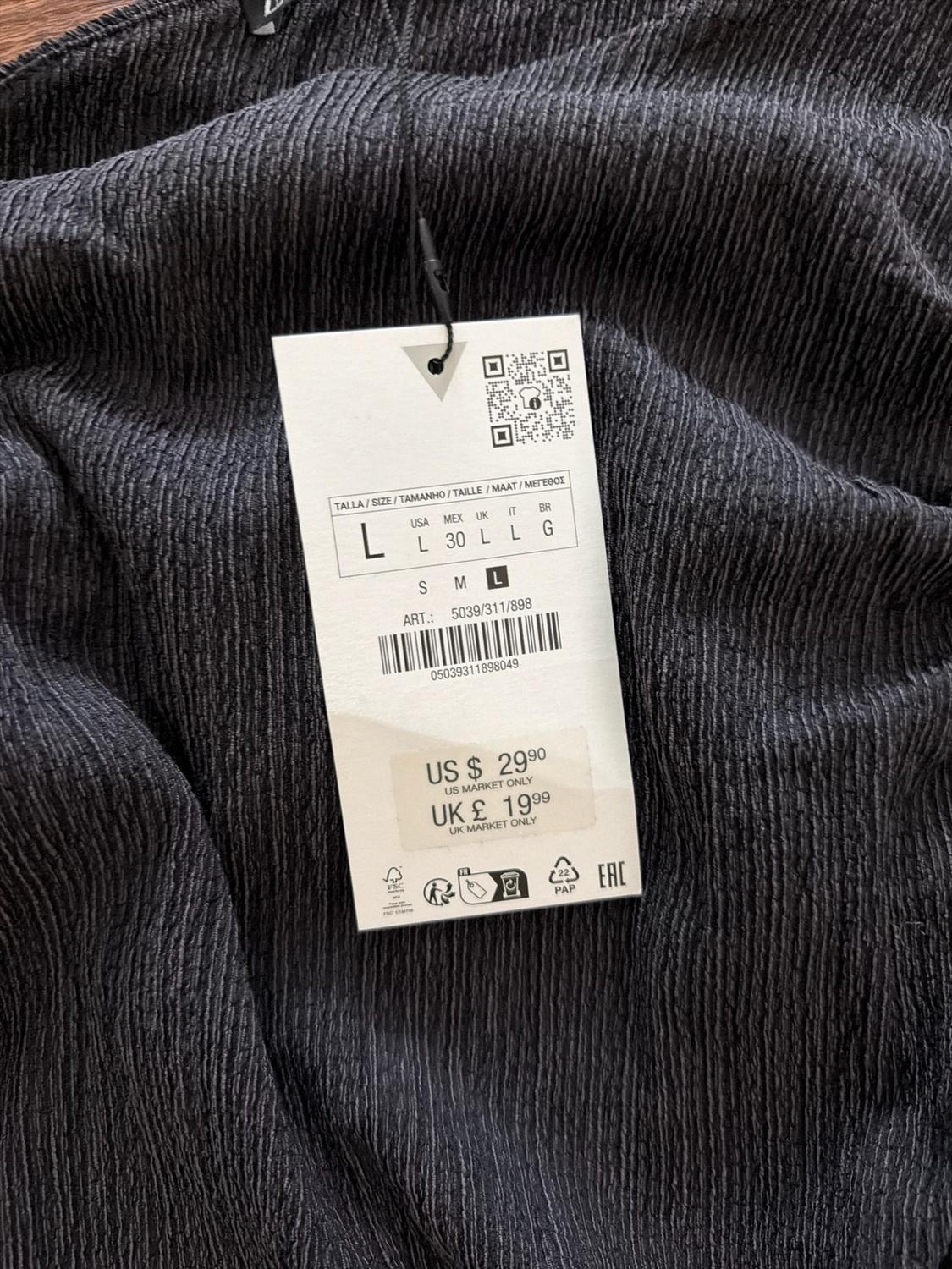 TEXTURED ASYMMETRIC TOP - Image 2