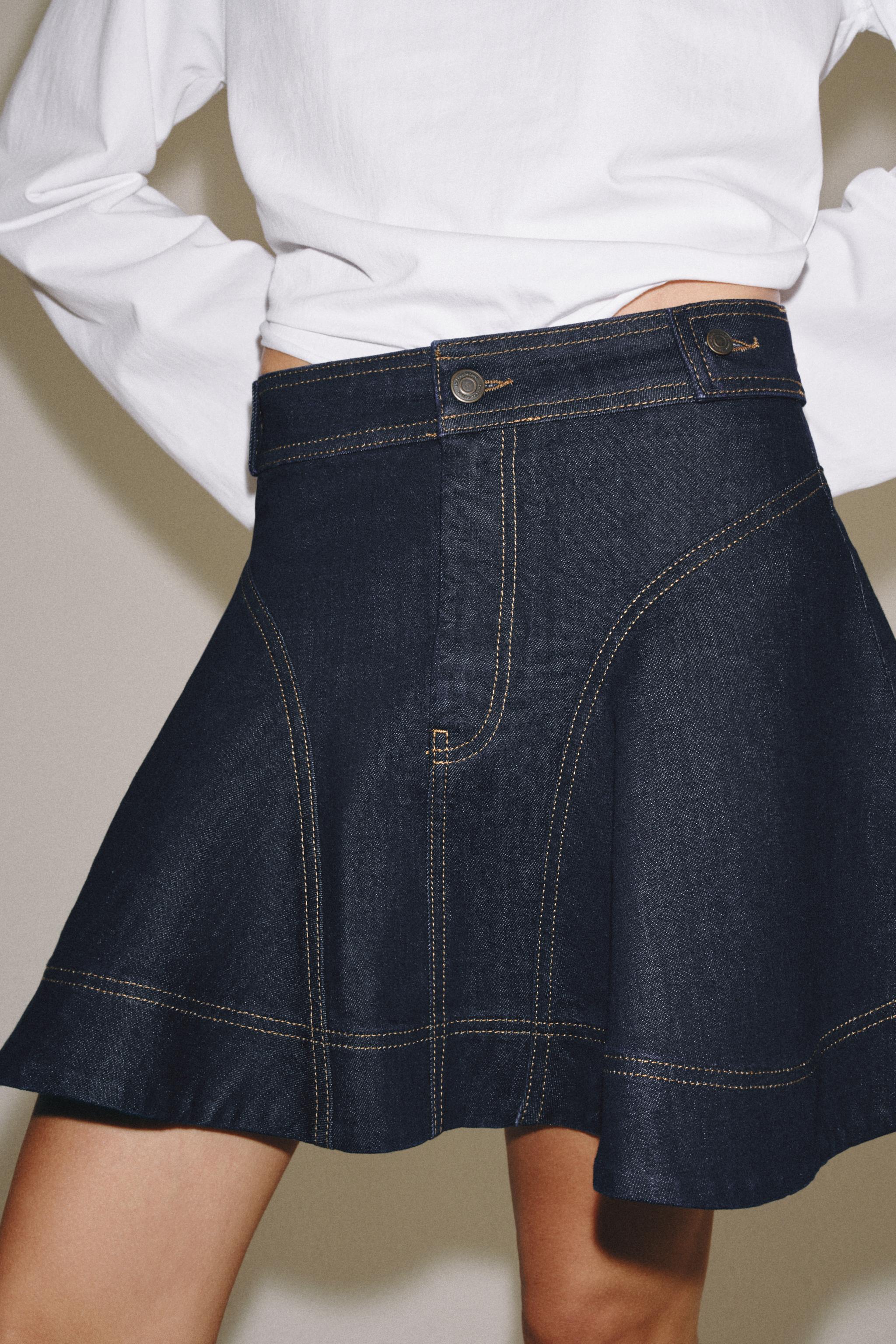 ZW COLLECTION DENIM SKIRT