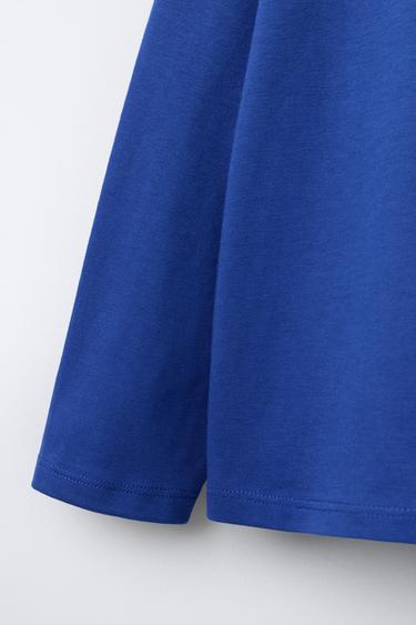 EMBROIDERED LION T-SHIRT - Blue by Zara