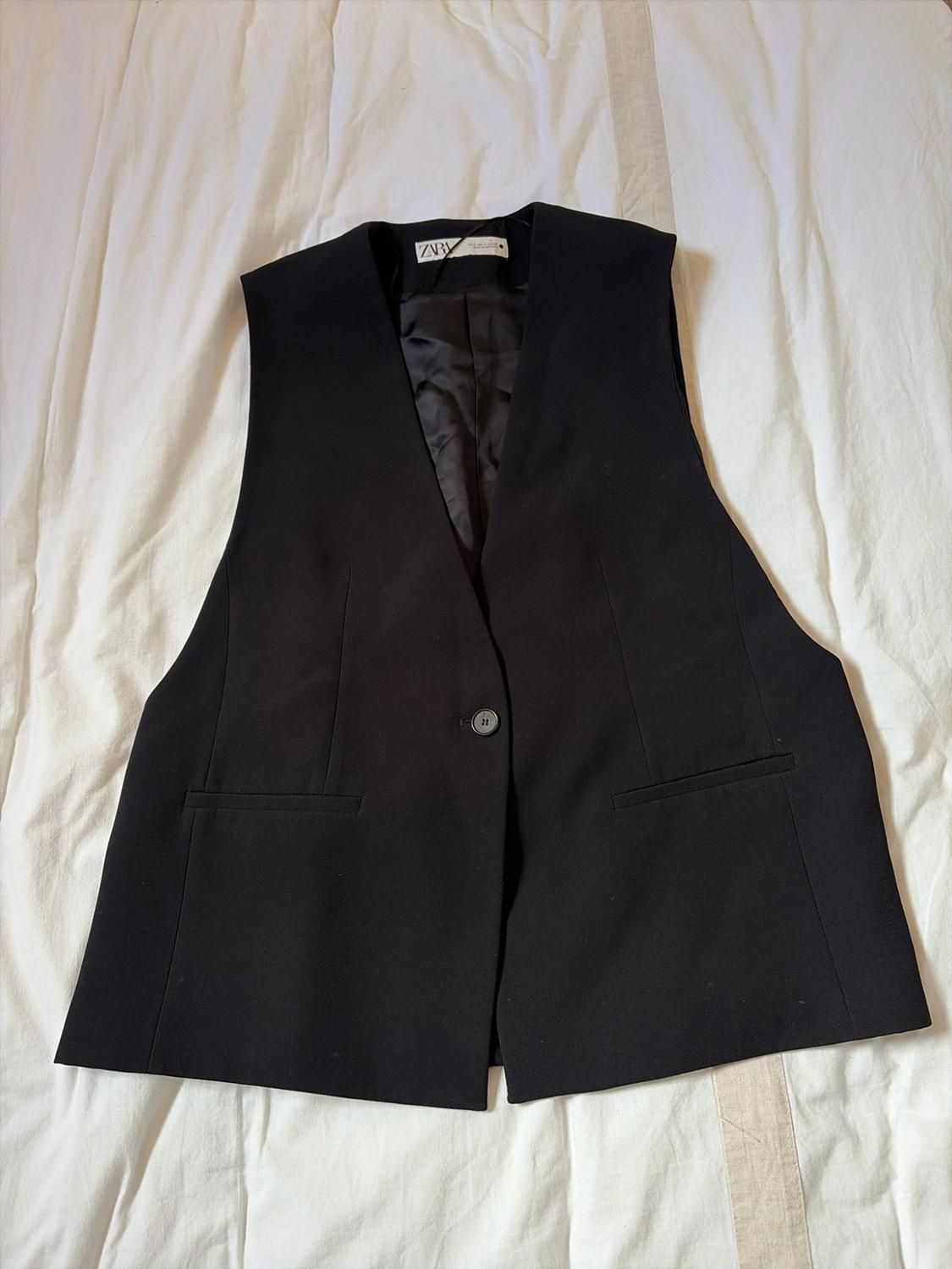 ZW COLLECTION WAISTCOAT WITH VENTS - Image 2