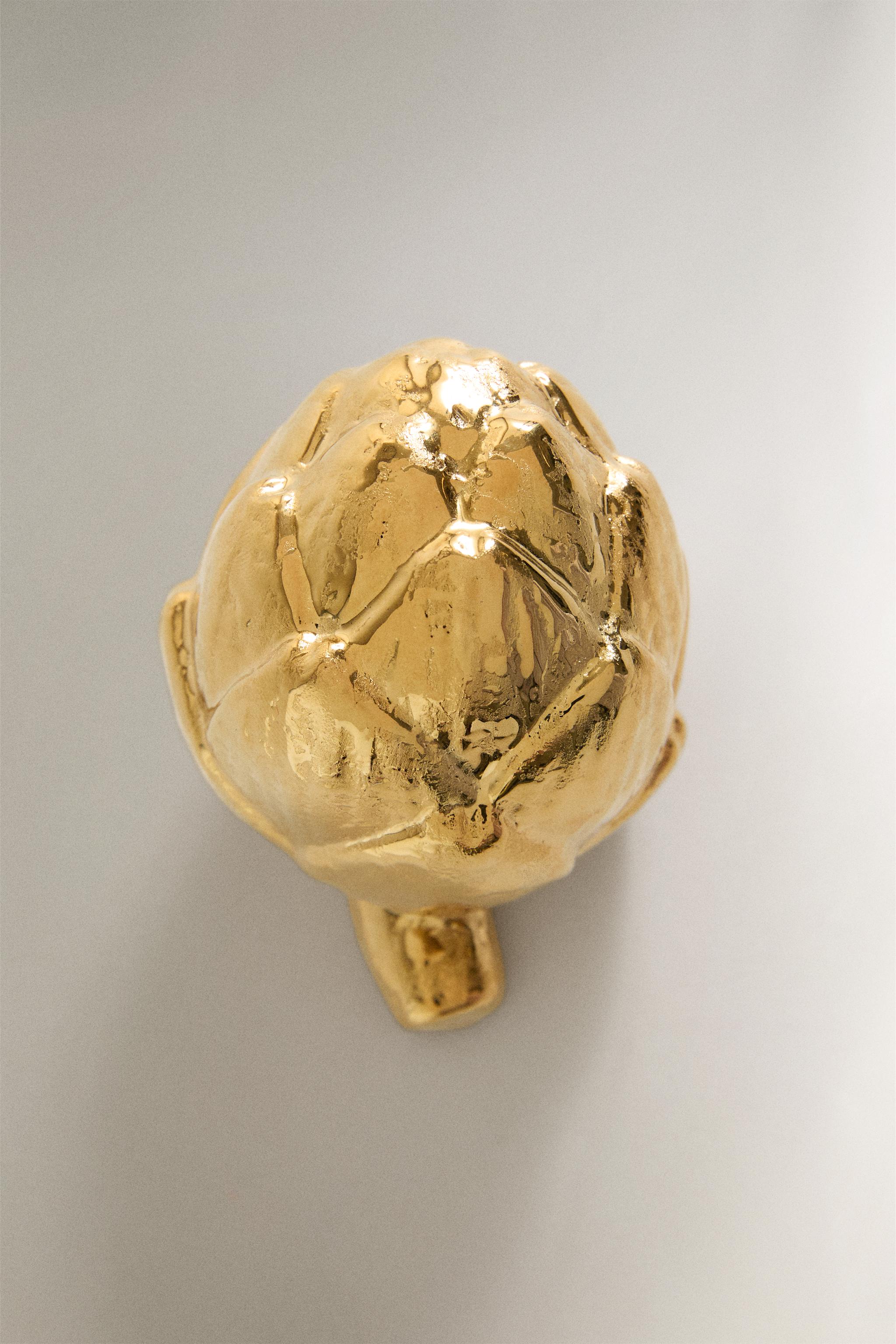 ARTICHOKE DECORATIVE OBJECT | MARISA BERENSON — Golden