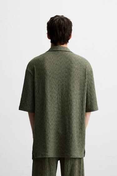 POLO STRUCTURÉ TEXTURÉ - Vert de Zara - Image 2