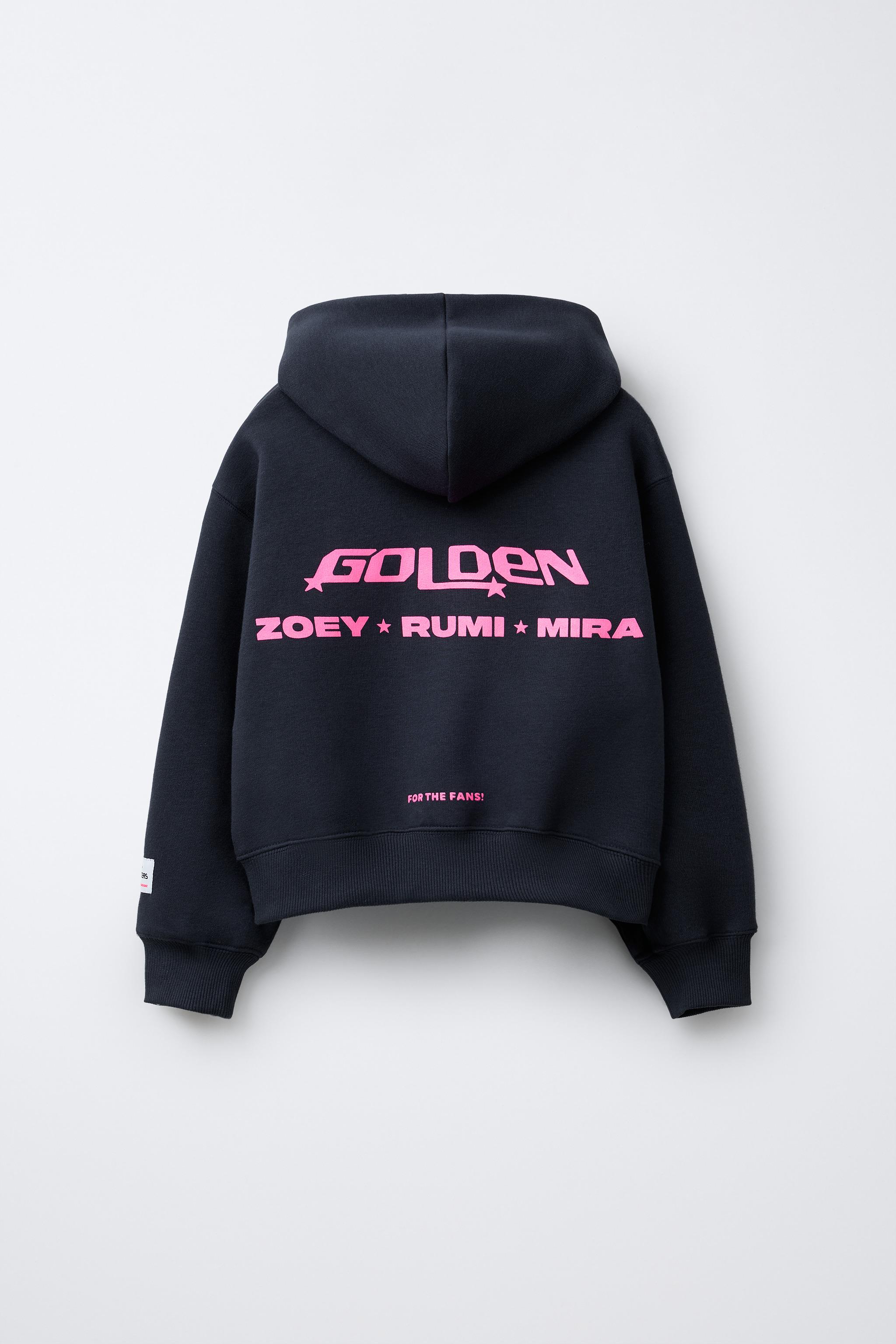 KPop Demon Hunters Dames Hoodie met Kattenoren Cartoon Grafische KPop Demon Hunters Dames Hoodie met Kattenoren Cartoon Grafische