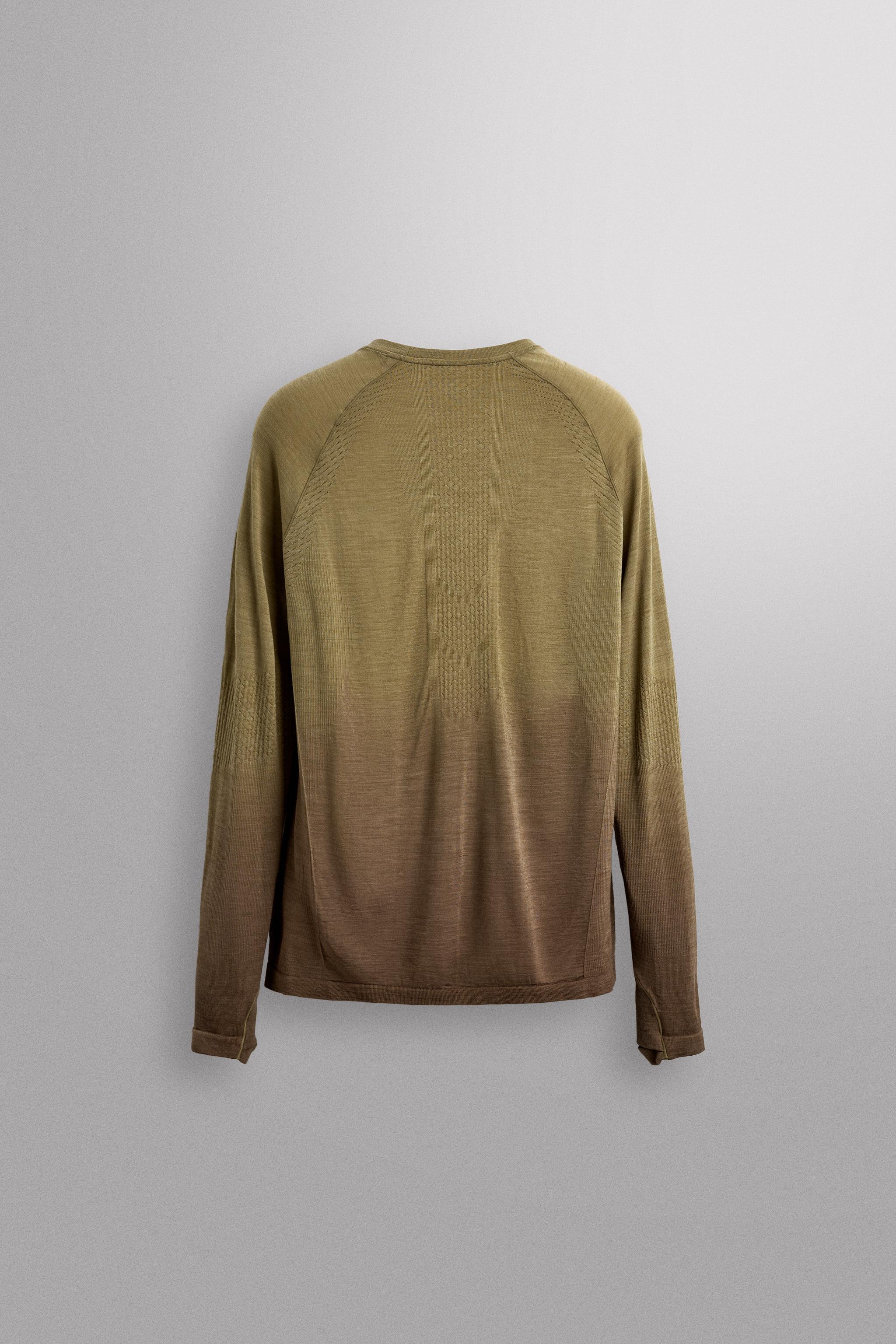 WOOL BLEND TECHNICAL T-SHIRT
