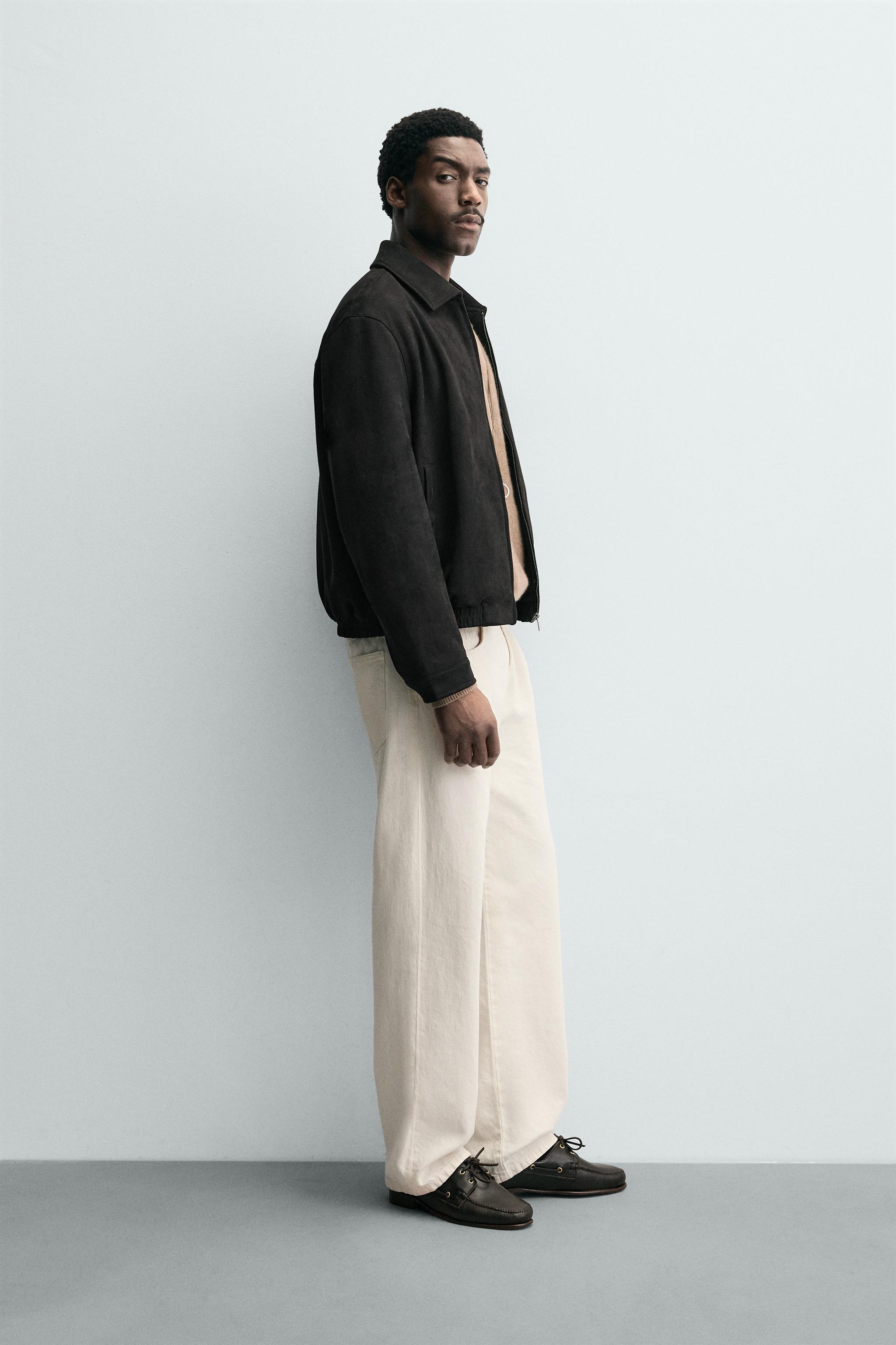 フェイクスエードジャケット - コニャック | ZARA Japan / 日本