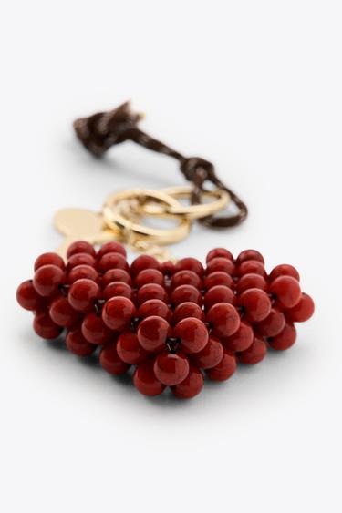 HEART MULTI-CHARM KEYRING - Golden by Zara - Image 2