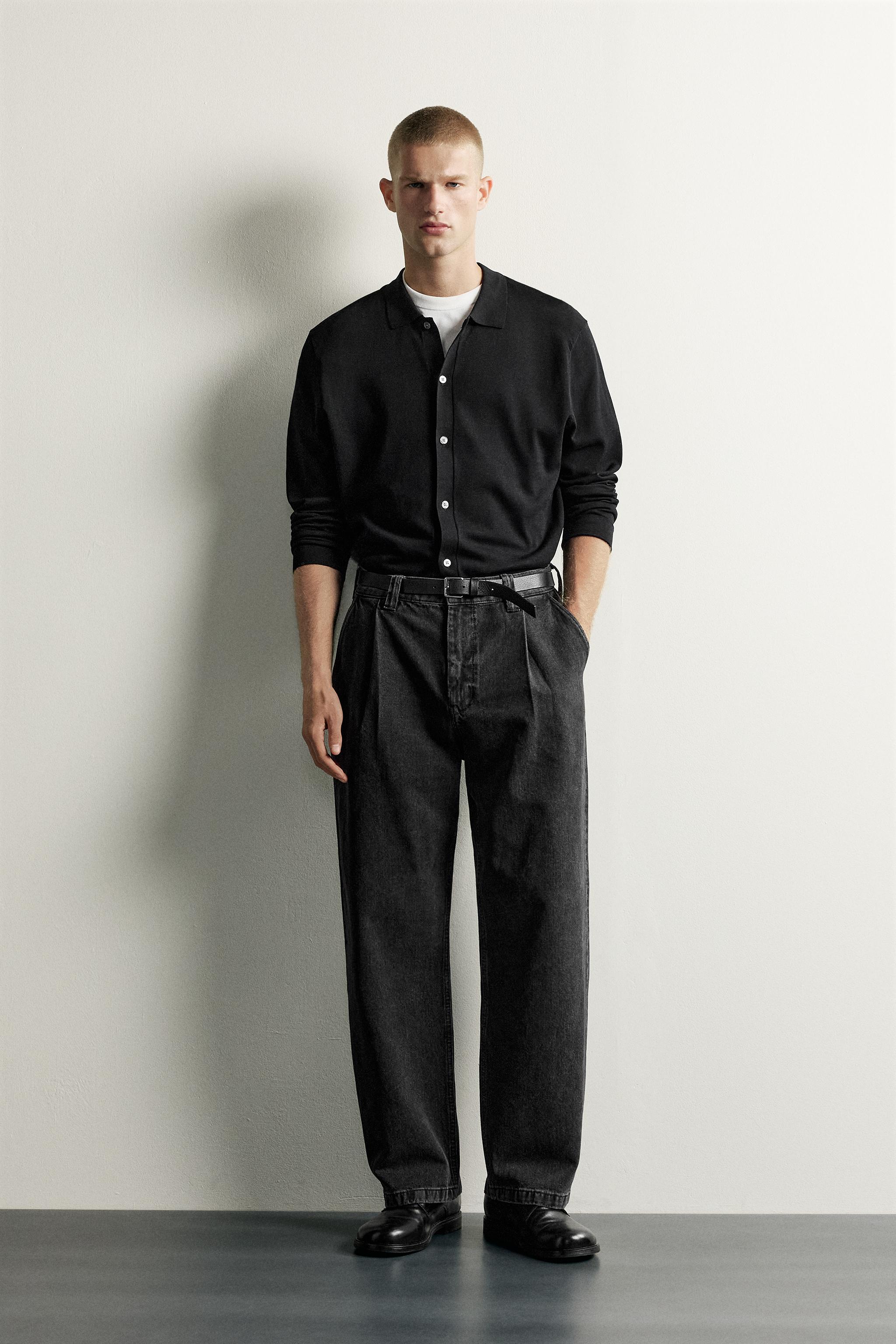 RELAXED-FIT PLEATED CHINO PANTS - thumbnail 7