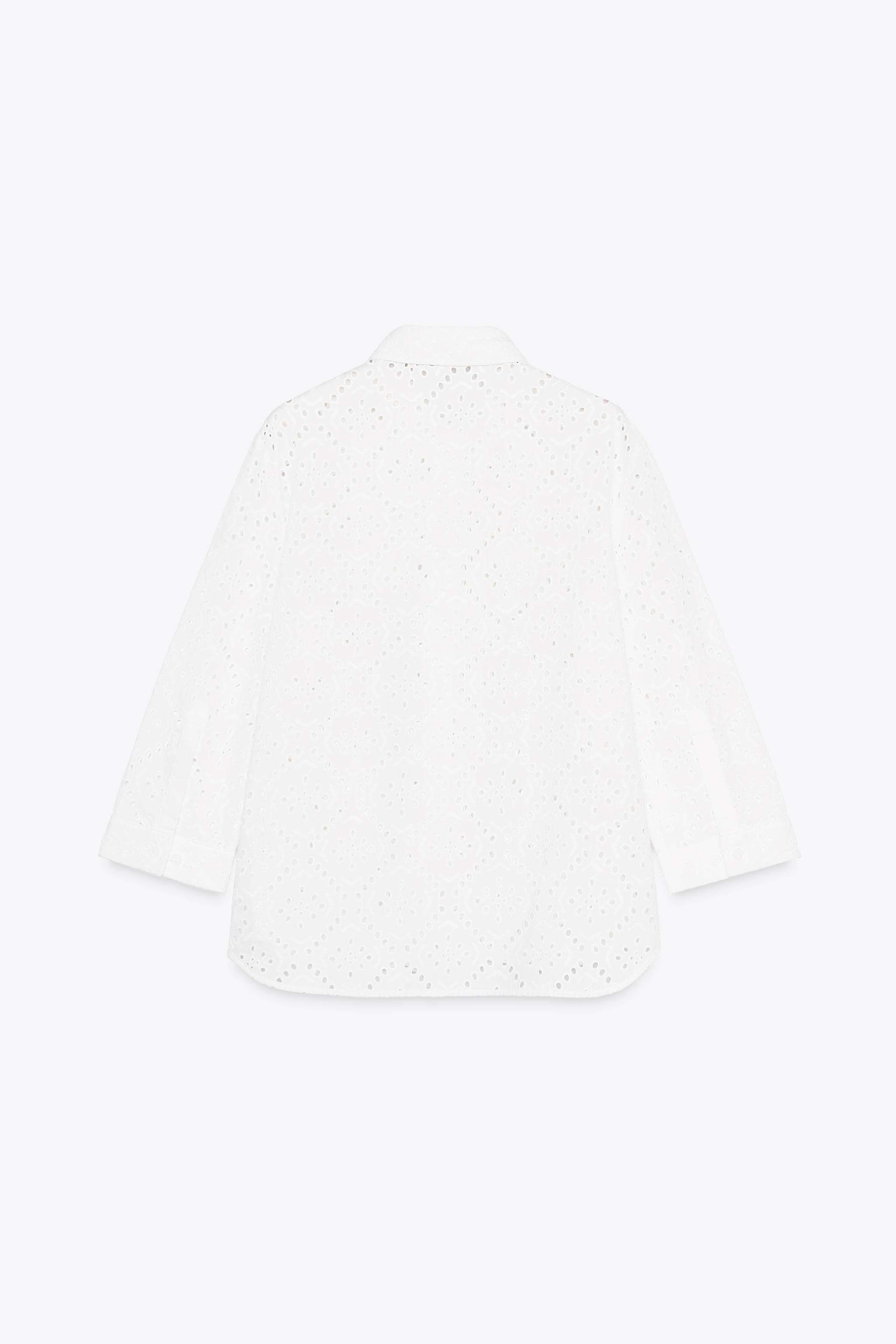 CHEMISE AVEC BRODERIES AJOURÉES COLLECTION ZW