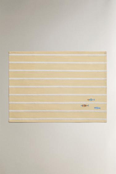 EMBROIDERED PLACEMAT - Yellow by Zara - Image 0