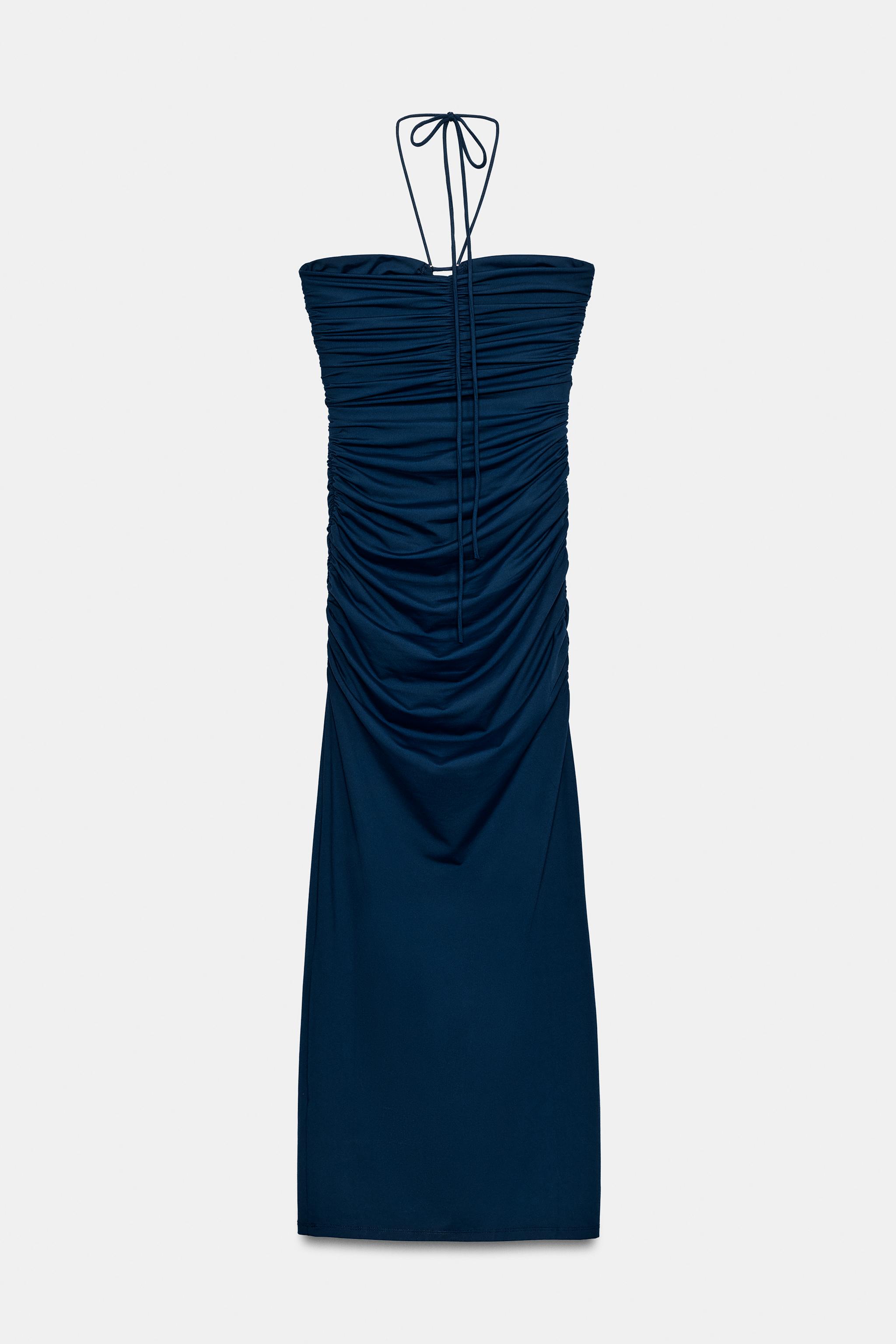 ROBE MI-LONGUE CUT OUT EN POLYAMIDE