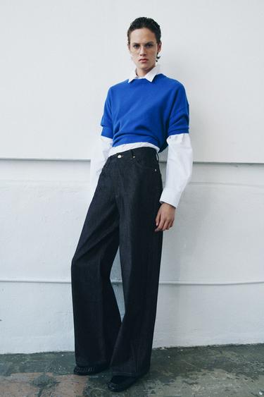 JEAN ZW COLLECTION RELAXED PLI TAILLE MOYENNE - Bleu de Zara - Image 2